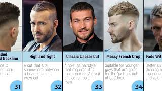 50 Best Short Haircuts for Men in 2023  List [upl. by Ayrb]