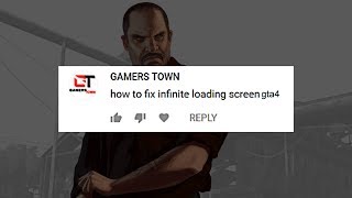 How to fix GTA 4 Infinite Loading Screen Fix [upl. by Tselec]