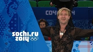 Evgeny Plyushchenko Wows His Home Crowd  Figure Skating Team Event  Sochi 2014 Winter Olympics [upl. by Camille]