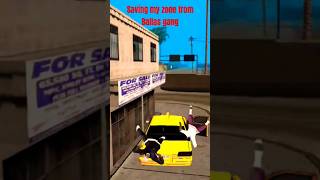 Saving zone from Ballas  gta shorts  san andreas shorts  gta san andreas  shortsgta [upl. by Aloibaf16]