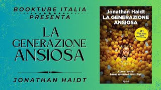 Presentazione Libro “LA GENERAZIONE ANSIOSA” di Jonathan Haidt [upl. by Ellynad]