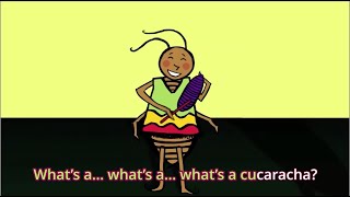 La Cucaracha  SingAlong ReadAlong Kids Song [upl. by Else]