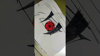 Sharingan drawing naruto drawing sharingan anime hardwork [upl. by Murtha]