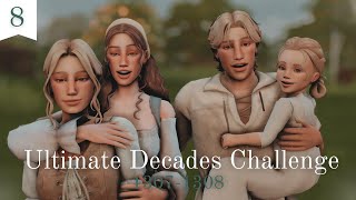 Sims 4 Ultimate Decades Challenge Ep8  13071308  Lots of Birthdays and Deaths [upl. by Arataj]