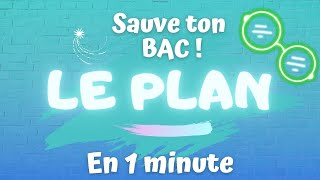 Un PLAN de commentaire en 1 minute  Craquetonbac [upl. by Dane]