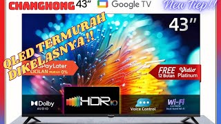 Qled Tv Pertama di 43 inch Review Changhong L43QCN1 Indonesia [upl. by Aura709]