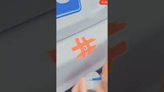 Fixing car scratches with a simple solution youtubeshorts viral viralvideo shorts chinese [upl. by Adyan326]