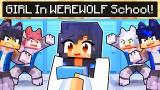 GIRL in an ALL WEREWOLF Minecraft School [upl. by Eadahc]