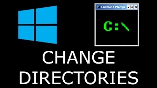 Command Prompt Change DirectoriesFolders To Another Drive [upl. by Ahsiruam]