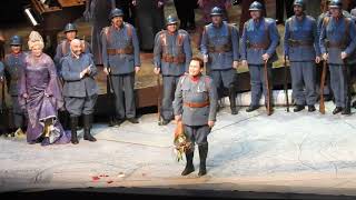 Curtain Call in La Fille du Régiment with Javier Camarena Stephanie Blythe Pretty Yende 21519 [upl. by Frasier]