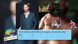 Tom Hardy AKA Bane chased and eventually helped catch a theif who had stolen a motorbike in London [upl. by Joab]