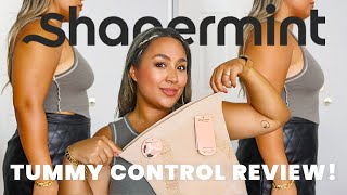 SHAPERMINT EVERYDAY EMPOWER JACQUARD SHAPER SHORTS REVIEW  TryOn Haul  Tummy Control Wear Test [upl. by Teahan]