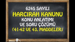 Harcırah Kanunu Madde 41 42 43 [upl. by Hynes324]