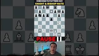 Checkmate Pattern 21  Knight and Bishop Combo Mate [upl. by Nihs687]