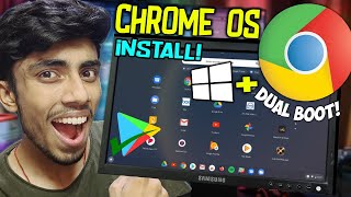 Chrome OS Install on PCLaptop With Playstore Dual Boot With Windows Live Proof 2022 [upl. by Pavia26]