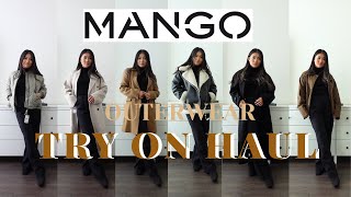 MANGO NEW IN COATS AND JACKETS TRY ON HAUL 2023 [upl. by O'Donoghue]