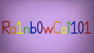 Ra1nb0wCat101 Logo [upl. by Latea]