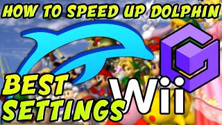 HOW TO SPEED UP DOLPHIN EMULATOR  Dolphin Emulator Best Settings [upl. by Enelegna]