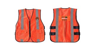 High Visibility Mesh Vest For Zambia Election Campaign [upl. by Nojad]