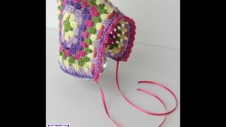 Episode 205 How To Crochet the Vintage Granny Bonnet [upl. by Kamp910]