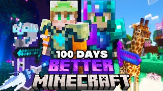 100 Days of DUO Better Minecraft FULL MOVIE [upl. by Docilu]