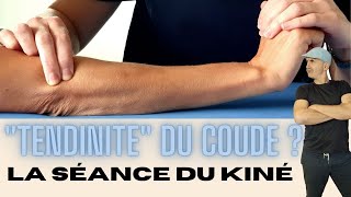 EPICONDYLITE ou quottendinitequot du COUDE  La séance kiné kinésithérapie tenniselbow tendinite [upl. by Dorothee]