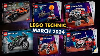 LEGO Technic 2024 March releases  detailed preview [upl. by Nauqed304]