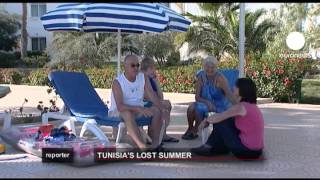 euronews reporter  Tourists deserting Tunisia [upl. by Omrellug484]