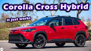 2024 Toyota Corolla Cross Hybrid – DM Review  Test Drive Nightshade SE Edition [upl. by Misak]