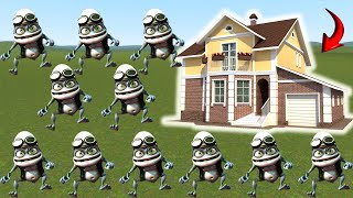 Crazy Frog Nextbots Vs Houses  Garrys Mod  2 [upl. by Ause122]