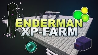 Enderman Farm 18 Simple Easy amp Fast for Survival and MCMMO Skills 19110111112 [upl. by Araf]