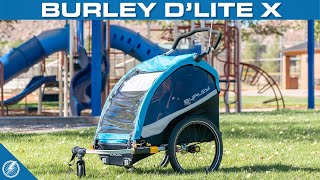 Burley DLite X Review  Bike Trailer  Stroller [upl. by Carly]