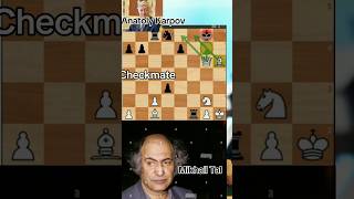 History of Mikhail Tal and Anatoly Karpovs Chess Battle Brilliant move ‼️ [upl. by Attennhoj]