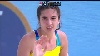 Poland vs Uruguay  Preliminary Round  2018 IHF Womens Beach Handball World Championship [upl. by Etselec]