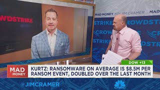 CrowdStrike CEO George Kurtz goes oneonone with Jim Cramer [upl. by Matty]