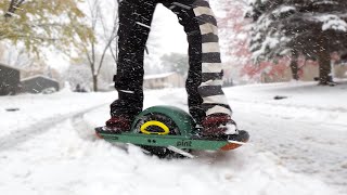 ONEWHEEL IN SNOW [upl. by Myo]