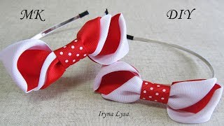 How To Make A Hair Bow Grosgrain Ribbon Tutorial [upl. by Romelda]