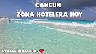 CANCUN ULTIMA HORA🔴SIN SARGAZO PLAYA MARLIN  MUY SOLEADO HOY 11 JULIO [upl. by Etty]