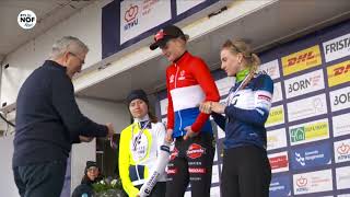 Veldrijdster Leonie Bentveld pakt titel in Hoogeveen [upl. by Sheldon]