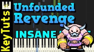 Unfounded Revenge from Mother 3  Insane Mode Piano Tutorial Synthesia [upl. by Valora]