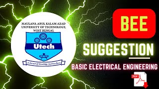 Basic Electrical Engineering Suggestions 🔥🔥  All Important Questions✅ makaut [upl. by Ryan804]