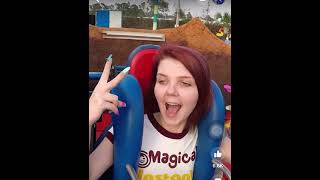 Girl passes out from slingshot ride [upl. by Adim]