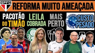 GOLEIRO VOLANTE E CEO PRO TIMÃO MORUMBIS MELOU LEILA COBRADA CRUZEIRO FAUSTO COUTINHO E [upl. by Meir603]