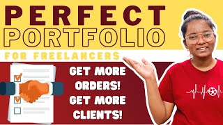 How to Make a Freelancing Portfolio  Freelancing for Beginners [upl. by Hamal]