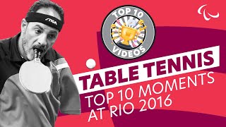 Table Tennis Highlights  Rio 2016 Paralympic Games [upl. by Yemorej]