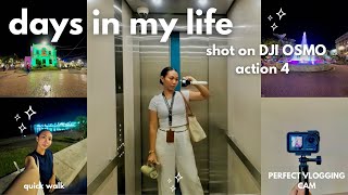 DAYS IN MY LIFE 🎥 life update full vlog shot on DJI OSMO ACTION 4  Kylie Collins [upl. by Khano]