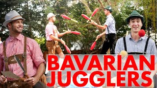 the Bavarian Juggling Show Funny amp Unusual juggling  BALANCE at SeaWorld Orlando [upl. by Eelibuj]