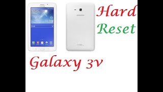 How to Hard reset Samsung Galaxy Tab 3V CE0168 [upl. by Paske683]