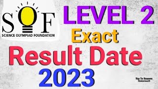 SOF level 2 results 2023  SOF NSOIMO level 2 result 2023  SOF level 2 results date 2023 [upl. by Millar]