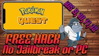 GET POKEMON QUEST MODDED FREE WITH BUILT IN MOD No JailbreakPC iPhoneiPod amp iPod iOS 910 [upl. by Ricard]